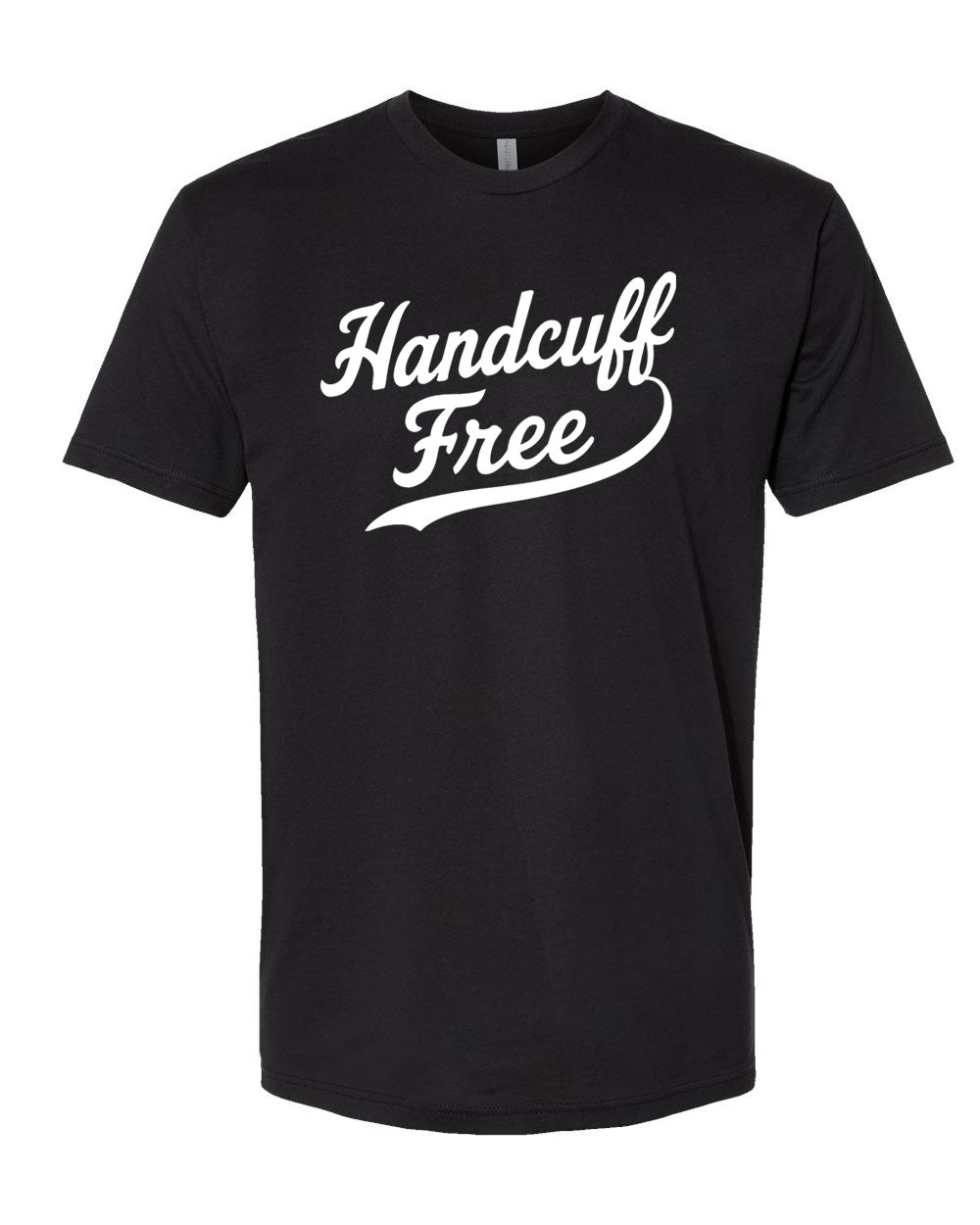 Black T-Shirt Handcuff Free