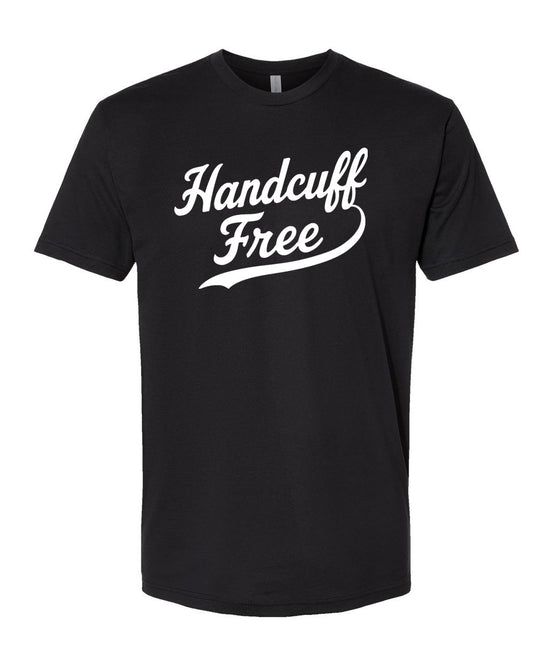 Black T-Shirt Handcuff Free