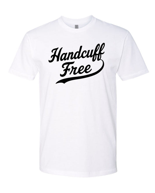 White T-Shirt Handcuff Free