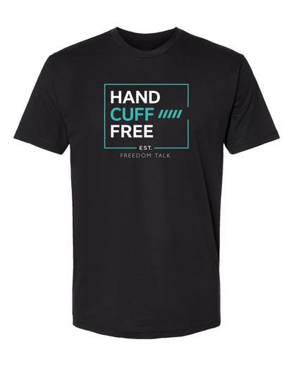 Handcuff Free® Freedom Talk Black T-Shirt