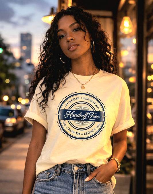 Handcuff Free® Signature Tee - Cream